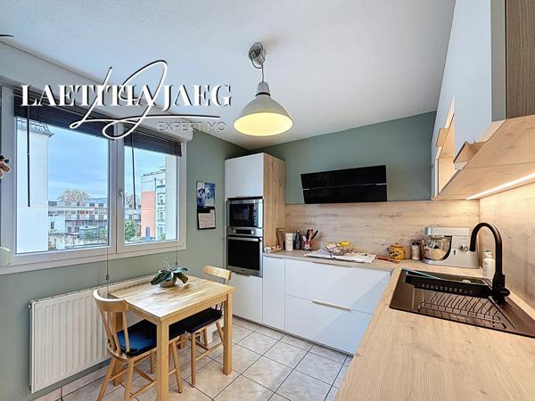 Erstein (67150) APPARTEMENT - 3 PIECES - BALCON - GARAGE - CAVE - TRAVERSANT