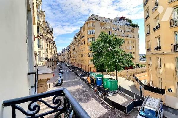 Appartement 3 pièces - Paris 16e - Rue Raynouard / Passy - 50,63 m² Carrez