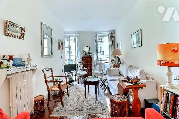 Appartement 3 pièces - Paris 16e - Rue Raynouard / Passy - 50,63 m² Carrez