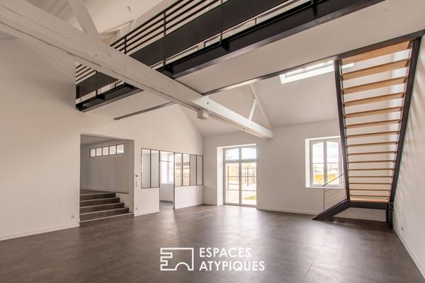 Un ancien chai réhabilité en loft XXL