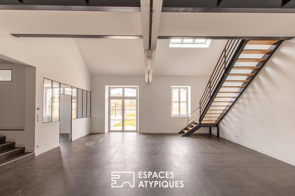 Un ancien chai réhabilité en loft XXL