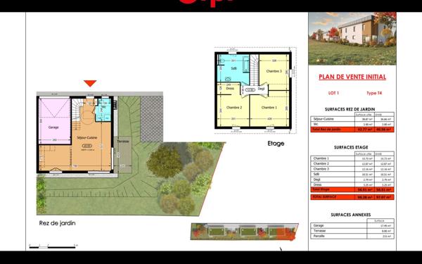 Maison à vendre    4 pièces • 100 m2 Vétraz-Monthoux