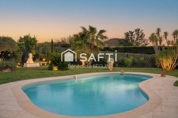 Propriété de prestige à Mouans-Sartoux : Villa Provençale, Appartement Indépendant et Potentiel Constructible Rare
