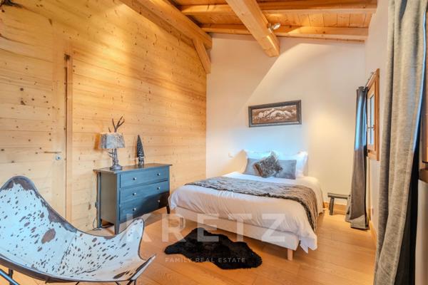 Chalet authentique avec vue panoramique sur le Mont-Blanc