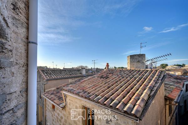 Appartement aménagé en triplex