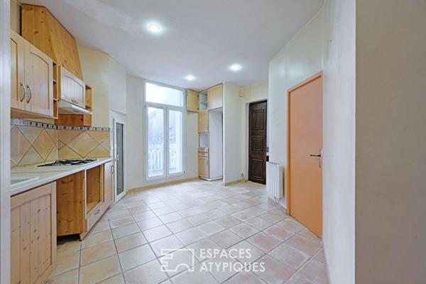 Appartement aménagé en triplex