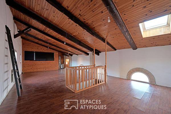 Appartement aménagé en triplex