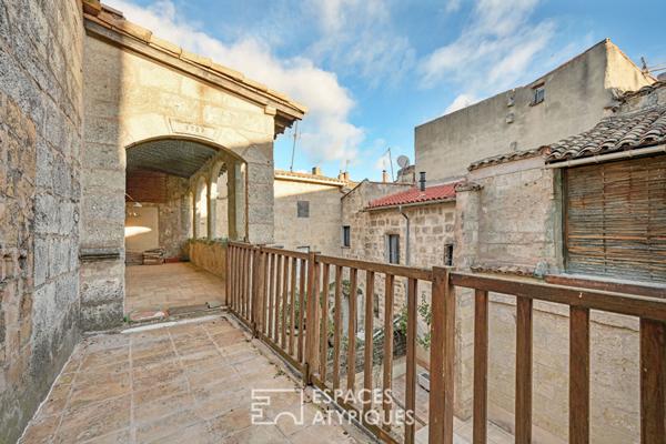 Appartement aménagé en triplex