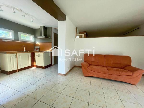 2 maisons indépendantes (135m² et 46 m²) + jardin