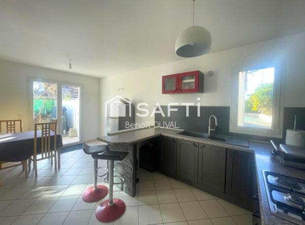 2 maisons indépendantes (135m² et 46 m²) + jardin