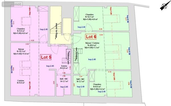 Immeuble à vendre à Ségny dans l'Ain (01170), ref : 01047-777