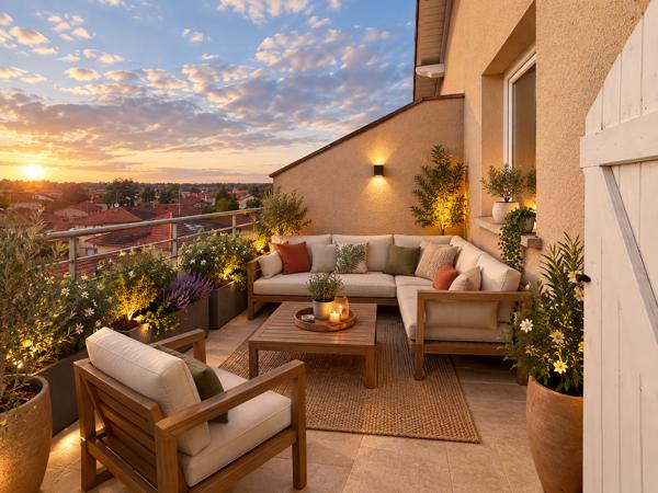 BEL APPARTEMENT DERNIER ETAGE AVEC TERRASSE