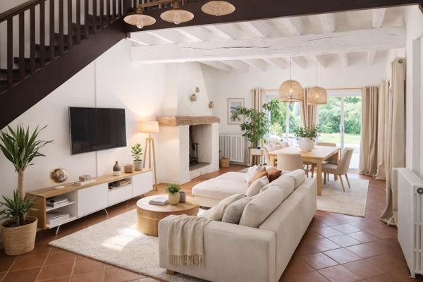 Maison rénovée avec vue sur les Pyrénées – Noé