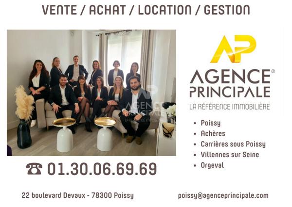 Appartement Poissy 2 pièce(s) 42.72 m2 €165 000 ** - Référence 8433
