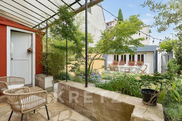Maison de caractère rénovée avec vue sur Paris et la Tour Eiffel