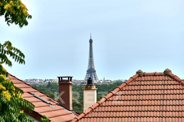 Maison de caractère rénovée avec vue sur Paris et la Tour Eiffel