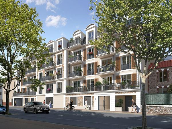Appartement 4 pièces neuf de 93 m2 avec balcon et parking - Villiers-sur-Marne