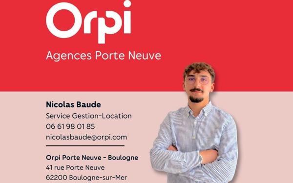 Appartement à louer    2 pièces • 51 m2 Saint-Martin-Boulogne