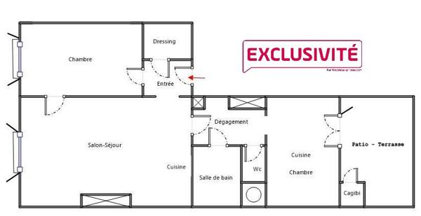 Marseille (13001) - Vieux-Port - Exclusivité - T3 avec Terrasse