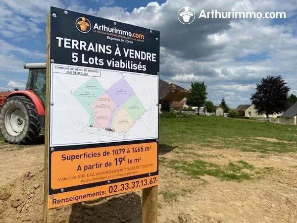 Vente Terrain 1465 m2 à Le Ménil-de-Briouze
