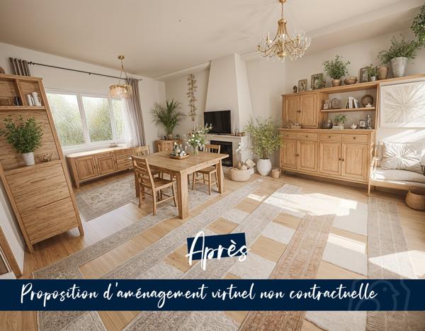 Maison semi-individuelle 3 chambres
