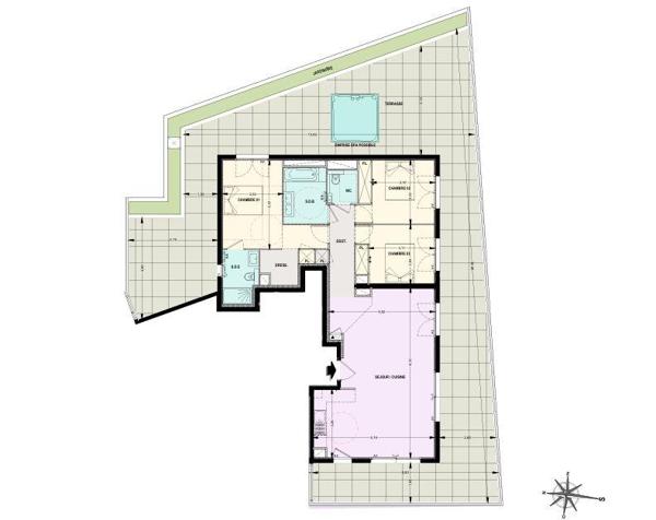 Appartement à vendre 4 pièces 97 m² Le Cannet