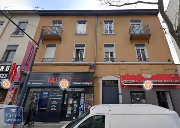 Appartement à louer 1 pièce 22.95m² Villeurbanne (69100)