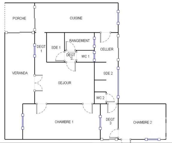 Maison à vendre  4 pièces - 88 m2 ST MICHEL CHEF CHEF - 44