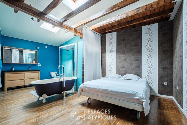 Loft à l’esprit industriel à deux pas des commerces