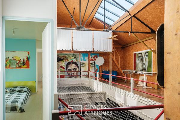 Loft à l’esprit industriel à deux pas des commerces