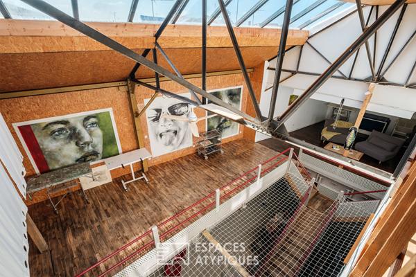 Loft à l’esprit industriel à deux pas des commerces