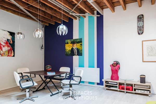 Loft à l’esprit industriel à deux pas des commerces