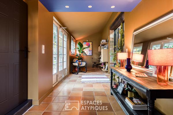 Maison toulousaine rénovée et son pigeonnier avec jardin