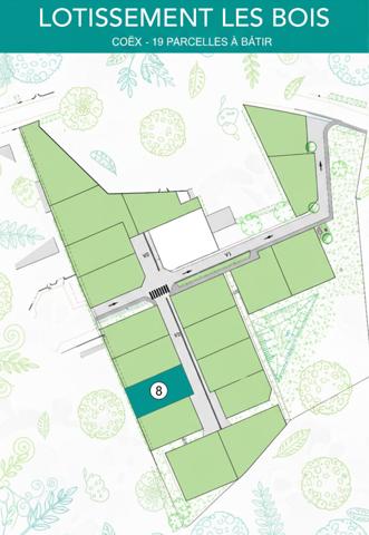 NOUVEAU LOTISSEMENT | Terrain Constructible Viabilisé 307m² - COËX (85220)
