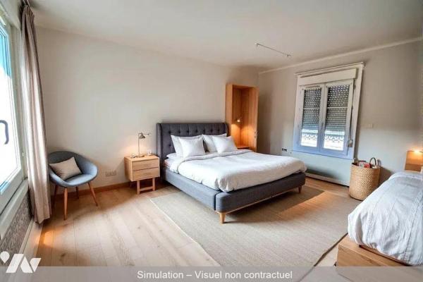 Maison de ville, en pierre de tuffeau, proche du Château
surface 84m²
rdc : cuisine, séjour, ...