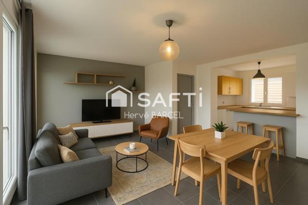 Appartement T3 rénové, lumineux et bien situé