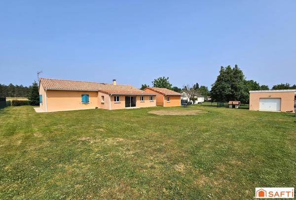 Maison plain-pied 4 chambres 182 m²