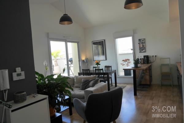 Magnifique T3 de 65,10 m² avec terrasse de 41 m², 2 places parking Rezé (44400)
