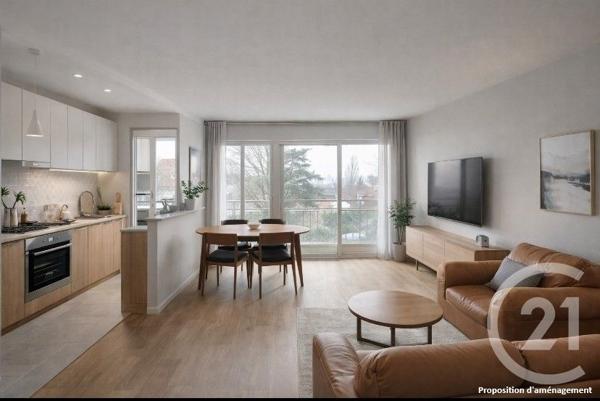 Appartement F3 à vendre  3 pièces - 67,53 m2 ANTONY - 92