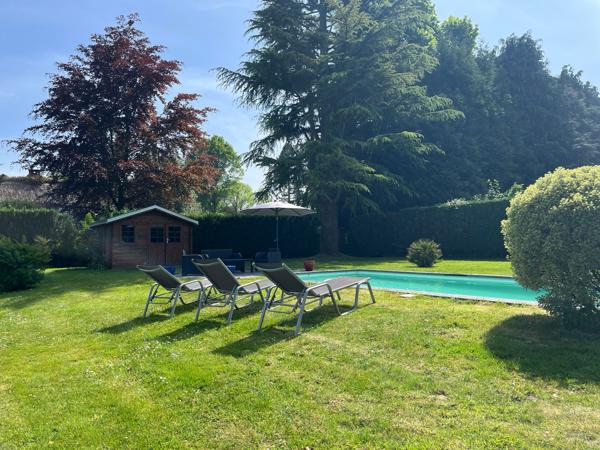 Honfleur (14600) EXCLUSIVITE ! AUTHENTIQUE CHAUMIERE AVEC PISCINE !