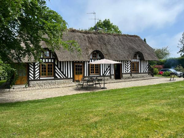 Honfleur (14600) EXCLUSIVITE ! AUTHENTIQUE CHAUMIERE AVEC PISCINE !