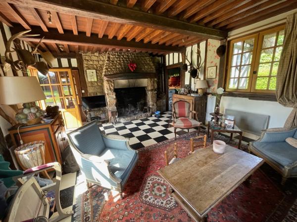 Honfleur (14600) EXCLUSIVITE ! AUTHENTIQUE CHAUMIERE AVEC PISCINE !