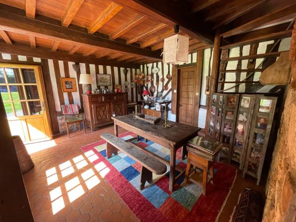 Honfleur (14600) EXCLUSIVITE ! AUTHENTIQUE CHAUMIERE AVEC PISCINE !