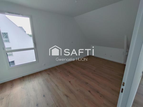 Dernier étage sous les toits : un T3 lumineux et plein de charme au cœur de Crac’h