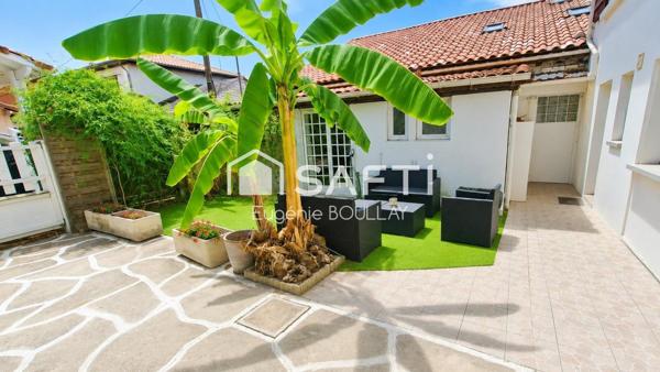 Maison avec deux studios et extérieurs, tout à pied