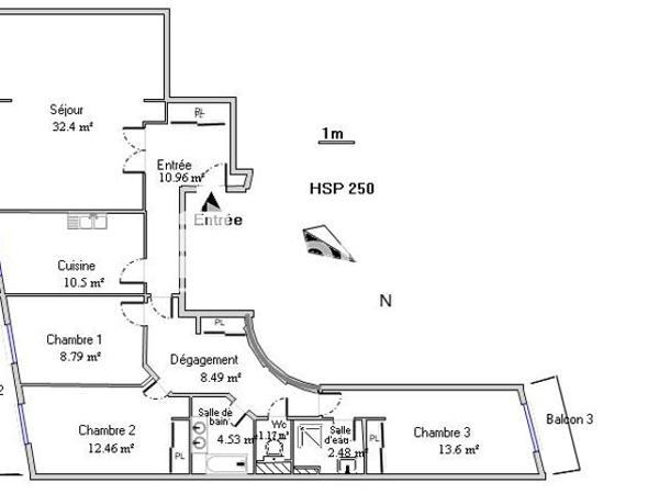 Location Appartement 4 pièces 105.38 m² - 5 RUE HECTOR MALOT Lyon 69007