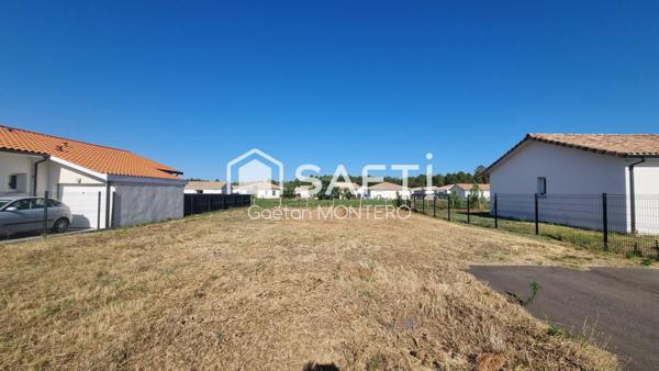 Terrain viabilisé à bâtir – Parentis-en-Born, centre-ville