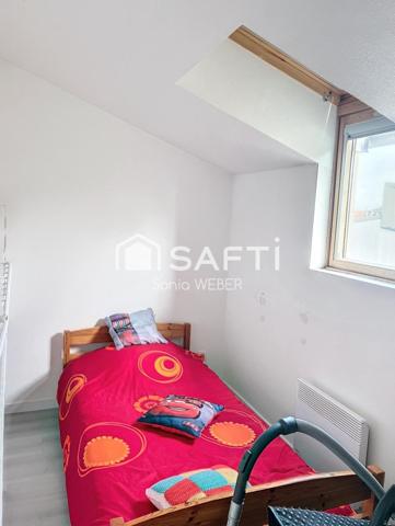 T3 vendu occupé (325€/mois) dans une petite copropriété