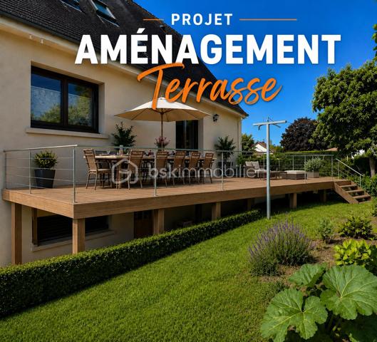 Vous recherchez un bien de qualité et volume généreux? Cette propriété saura vous séduire.
Elle offre une belle pièce de vie avec cheminée, cuisine aménagée/équipée lumineuse,  5 chambres, une lingerie, une belle véranda, une salle d'eau, une salle de bain, un grenier aménageable offrant un espace de rangement.
Le garage est entièrement carrelé avec porte motorisé pouvant accueillir deux véhicules.
Très bonne isolation ainsi que ses menuiserie en double vitrage.

Edifiée, sur un terrain agréable, cette maison bénéficie d'un accès PMR.
Toiture récente restaurée en très bien entretenue comme la totalité du bien.

Les prestations sont de qualité, finitions soignées, aucun travaux à prévoir mis à part du rafraîchissement.

A découvrir très rapidement!