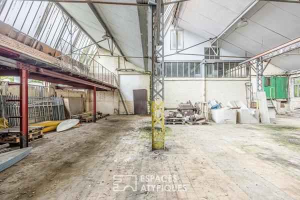 Ancienne propriété industrielle à réinventer au coeur de la nature